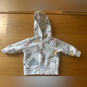 Carters Baby Girl’s Zip Jacket - Unicorns - Size 3 Months